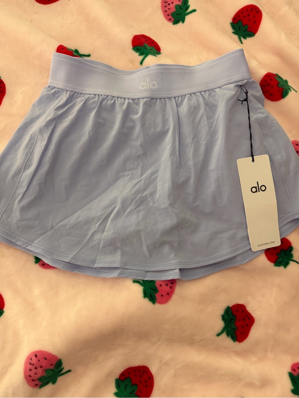 ALO Yoga Light Blue Athletic Skirt